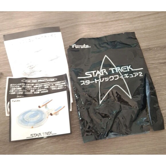 Vintage Star Trek Furuta #13 USS Enterprise NCC-1701-C Vehicle Model/Stand 1/144 - Picture 8 of 11